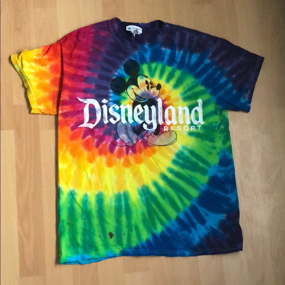 Authentic Disneyland rainbow tee shirt